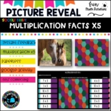 Horse Picture Reveal- Multiplication facts 5 X tables. Goo