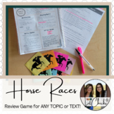 Horse Races- Review Game for ANY SUBJECT or CONTENT!