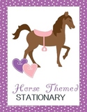 Horse Themed Stationary