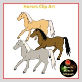 Horses Clipart - Personal or Commercial Use