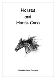 Horses and Horse Care Workbook