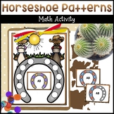 Horseshoe Patterns Math Activity - Wild West Pattern Activ