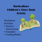 Horticulture Children's Story Book Activity