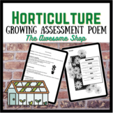 Horticulture Plant Sale Growing Assessment Poem Alt. Form 