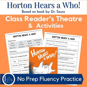 Preview of Horton Hears a Who! Dr. Seuss Reader's Theatre
