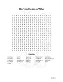 Horton Hears a Who Word Search