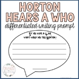 Horton Hears a Who Writing