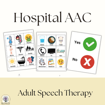 Preview of Aphasia Language Task: Hospital AAC