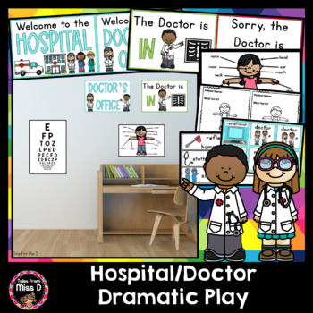 Hospital Doctor Dramatic Play by Tales From Miss D | TpT