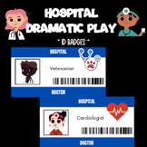 Hospital Dramatic Play ID Badges