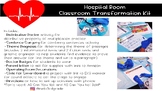 Hospital Room Transformation w/Math and ELA Activities*Editable!*