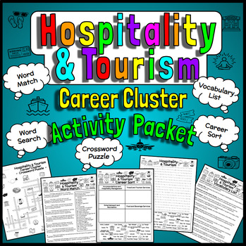 Preview of Hospitality & Tourism Career Cluster- Activity Packet
