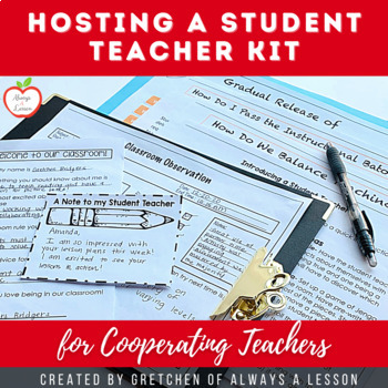 Preview of Student Teacher Kit for Cooperating Teachers