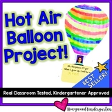 Hot Air Balloon Art Project Craft & Writing Spring / End o