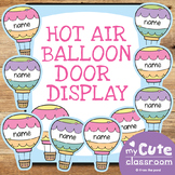 Hot Air Balloon Door Display or Classroom Labels