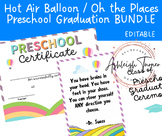 Hot Air Balloon / Oh the Places Themed PRESCHOOL Graduatio