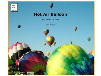 Preview of Hot Air Balloon - Prepositions of Place ESOL and sub plans