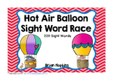 Sight Word Game - Literacy Center with Hot Air Balloon Theme