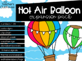 Hot Air Balloon Theme Decor {Expansion Pack}