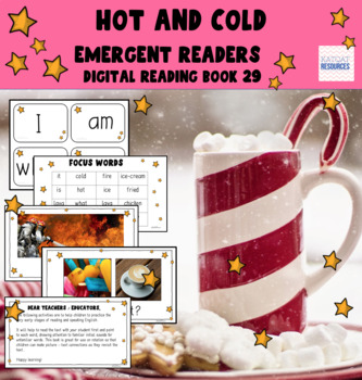 Preview of Hot And Cold - What Am I? - Emergent Reader - Google Slides™ ebook - 0029