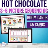 Hot Chocolate Speech Therapy Boom Cards™ - Sequencing and 