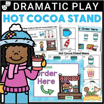 Hot Chocolate Stand Dramatic Play Center - From ABCs to ACTs