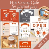 Hot Chocolate Dramatic Play, Hot Cocoa Pretend Visual Reci
