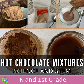 Preview of January Hot Chocolate Science and STEM | Mixtures and Solutions | K 1 Activity