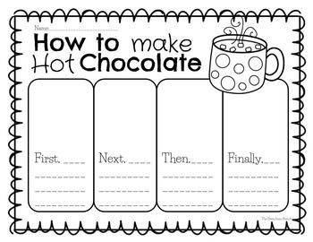 Hot Chocolate How-To Writing by The Brancheau Bunch | TpT