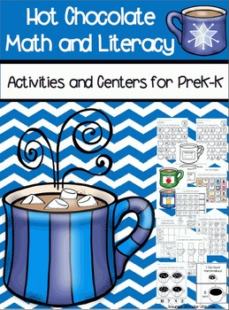 Preview of Hot Chocolate Math and Literacy for PreK-K