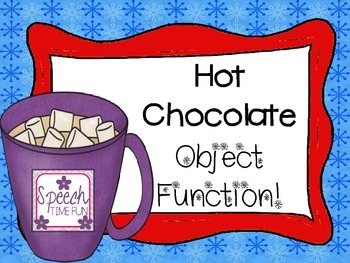 Preview of Hot Chocolate Object Function FREEBIE