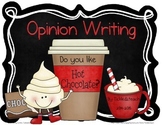 Hot Chocolate Opinion Writing for the Holidays or Winter