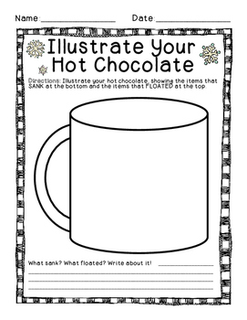 Hot Chocolate Science: A Fun, Delicious SINK OR FLOAT Activity! | TPT