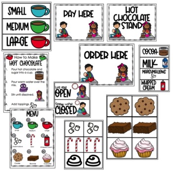 Get the Family Involved: Hot Chocolate Stand with FREE Printables!