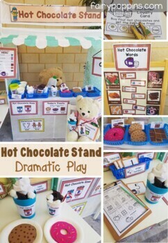 Hot Cocoa Stand Dramatic Play Bundle - Modern Homestead Mama