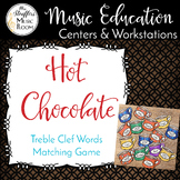 Hot Chocolate Treble Clef Matching Game - Perfect for Musi