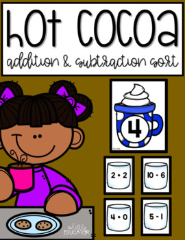 Preview of Hot Cocoa Addition & Subtraction Sort