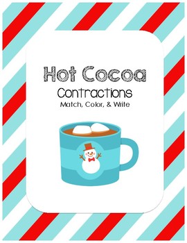 Hot Cocoa Contractions Printable Pack