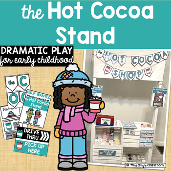 Preview of Hot Cocoa/Hot Chocolate Stand: Preschool Dramatic Play/Pretend Play Center
