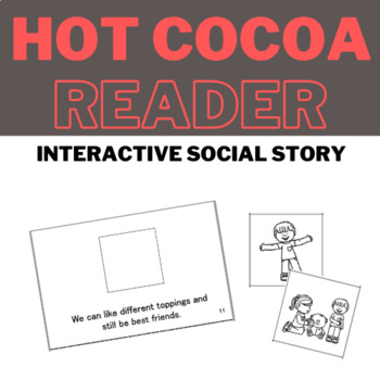 Preview of Hot Cocoa Interactive Social Story Reader