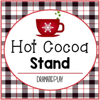 Preview of Hot Cocoa Mini Dramatic Play Pack