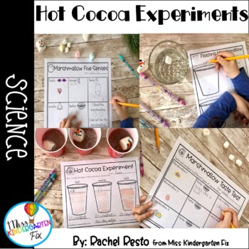 Preview of Hot Cocoa Science Experiments & Marshmallows TOO!