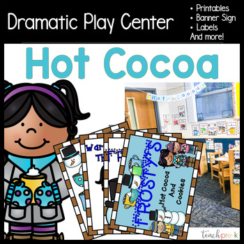 Hot Cocoa Stand Dramatic Play Labels (Teacher-Made) - Twinkl