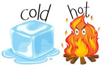 Preview of Hot/Cold (Vocabulary Builder)