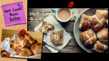 Preview of Hot Cross Buns - Interactive Slides Lesson