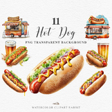 Hot Dog Food Truck Stand Shop Clipart Scrapbooking PNG Image