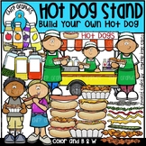 Hot Dog Stand Clip Art Set