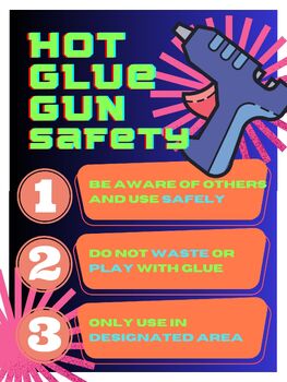 Hot Glue Gun Safety by Ms AmandaPanda