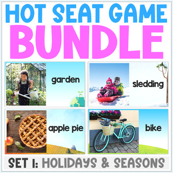 Christmas Hot Seat Guessing Game, Digital Christmas Activity