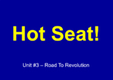 Hot Seat (Review Game), Review Sheet & Test - Road To US R